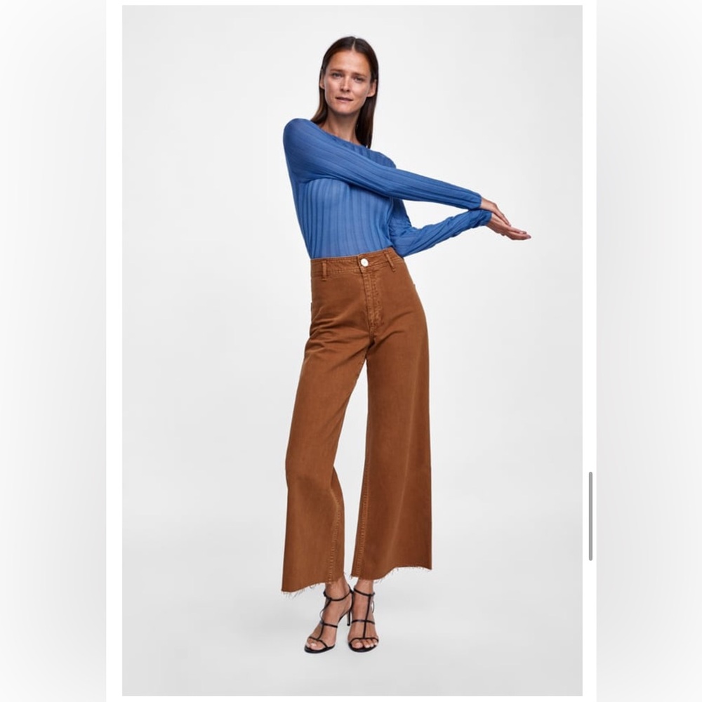 Zara The Marine Straight Pant size 10